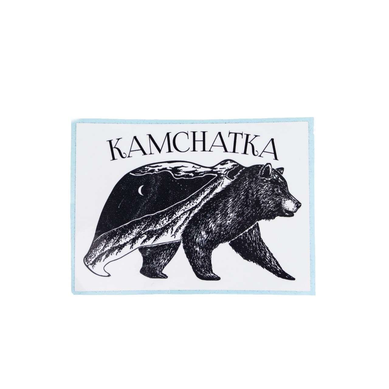 Наклейка KAMCHADAL Медведь вулкан фон 8х12 » ST-KD-big-19 » Магазин Kamcha  Shop