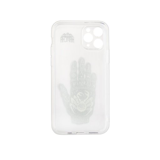 Чехол силиконовый KAMCHA FANSTA Hand  IPhone прозрачный-1-CS-K-FhndBlk-Slcn11Pro-01-00