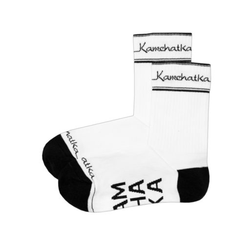 Носки KAMCHA Kamchatka unisex длинные белый/черный-1-SCR-K-KmchtkBlk-Dln-01&40