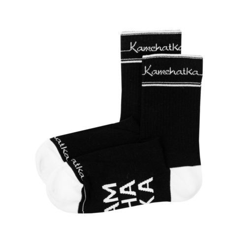 Носки KAMCHA Kamchatka unisex длинные черный/белый-1-SCR-K-KmchtkWht-Dln-40&01