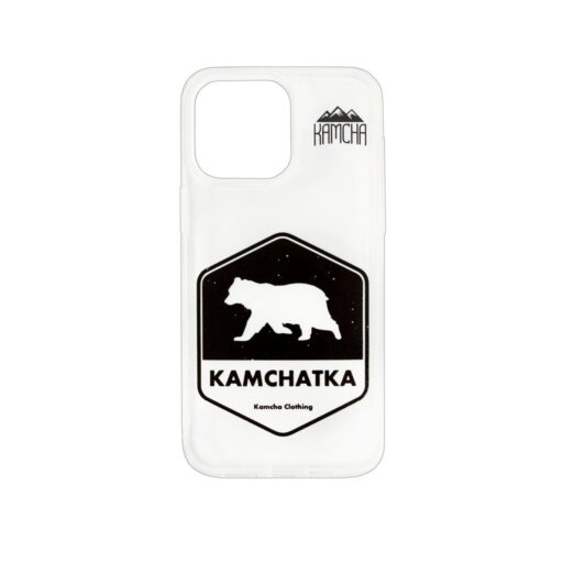 Чехол силиконовый KAMCHA CrossBear  IPhone прозрачный-CS-K-CrsBlk-Slcn12proMax-01-00