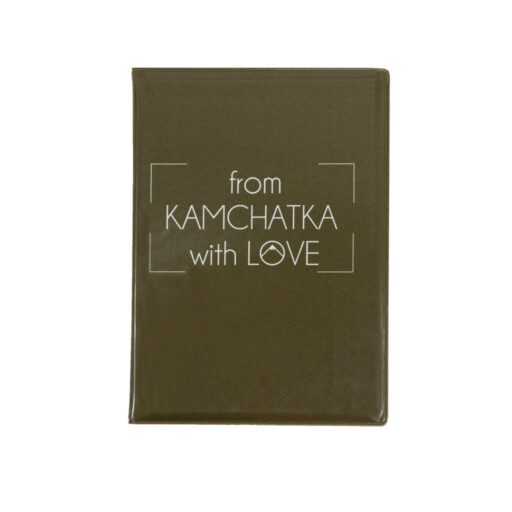 Обложка на паспорт KAMCHA  From Kamchatka Slim   хаки-ID-K-FrSlWht-Pvh-28-02