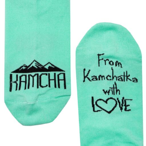 Носки KAMCHA From Kamchatka unisex сетка мята-1-SCR-K-FromBlk-Krt-13-01