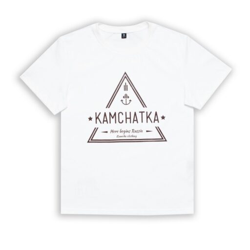 Футболка KAMCHA x MS Triangle unisex  тофу-T-KxMS-TrgCff-01-02