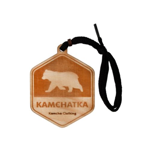 Ароматизатор деревянный KAMCHA Crossbear  ваниль светлое дерево-AR-K-Crs-WdVnlla-50-01
