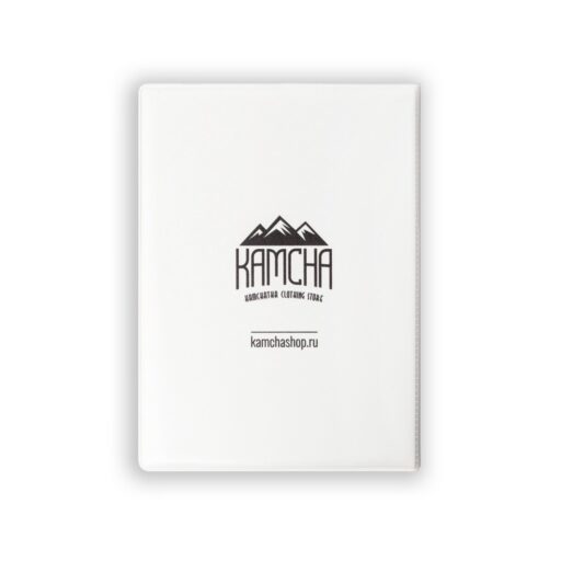 Обложка на паспорт KAMCHA FANSTA Puffin    белый-1-ID-K-FPfBlk-Pvh-01-01